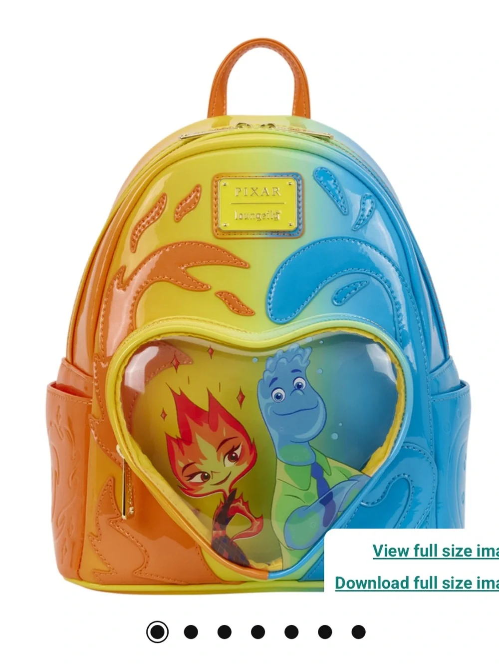 Loungefly Elemental Exclusive Wade & Ember Ombre Mini Backpack & Wallet